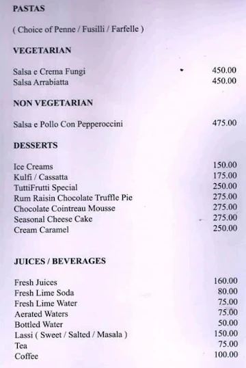 Panchvati by Panchratna menu 