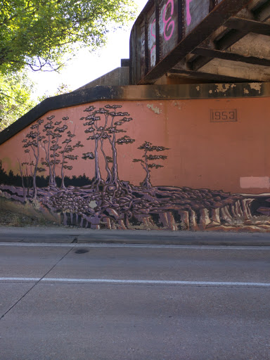 Railroad Bridge Mural