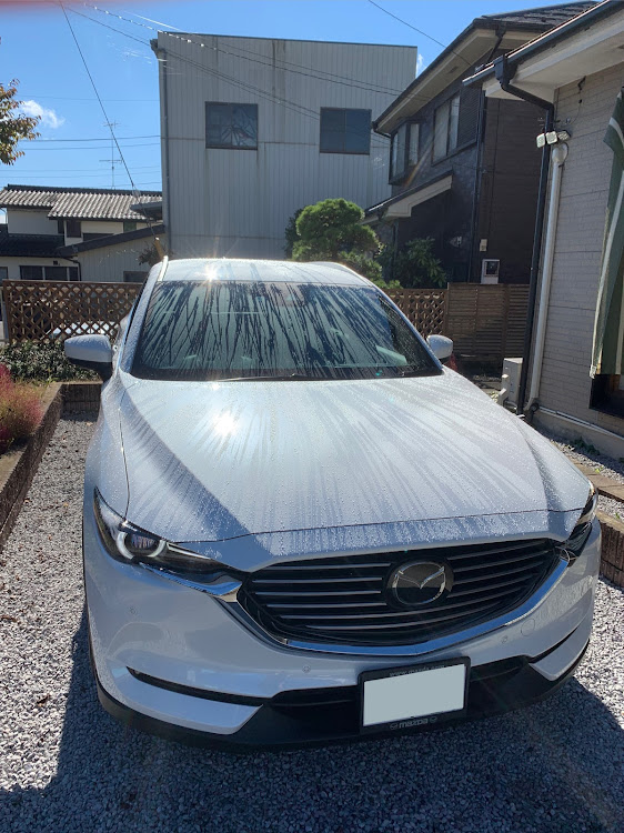 CX-8の快晴・洗車あと雨・撥水に関するカスタム事例の投稿画像2枚目