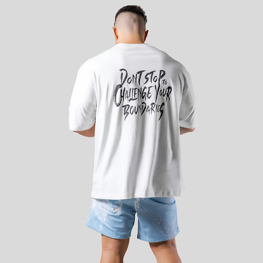 Title 20, Printed T-Shirt Breathable Loose Short Sleeves ...