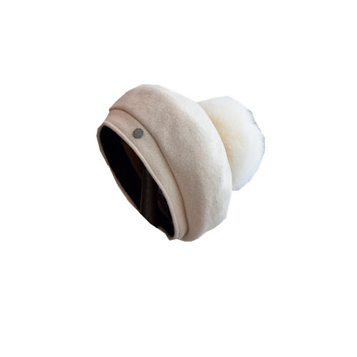 Title 3, Autumn and Winter Wild Flanging Wool Beret for ...