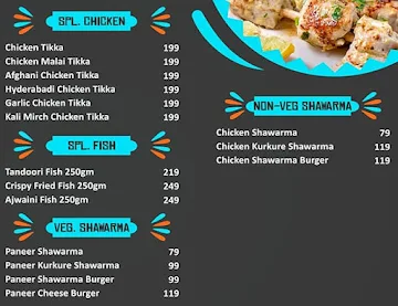 Shawarma Junction menu 