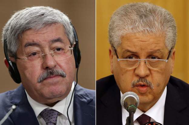 Tahmed Ouyahia (L) and Abdelmalek Sellal (R) were both allies of former President Abdelaziz Bouteflika /EPA