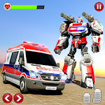 Cover Image of Baixar Transformação de carro robô de ambulância 1.0.2 APK