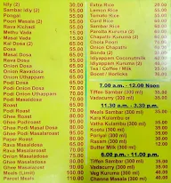 Hotel Sri Bharathi Bhavan menu 4