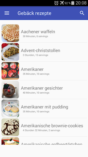 Gebäck rezepte app in Deutsch kostenlos offline