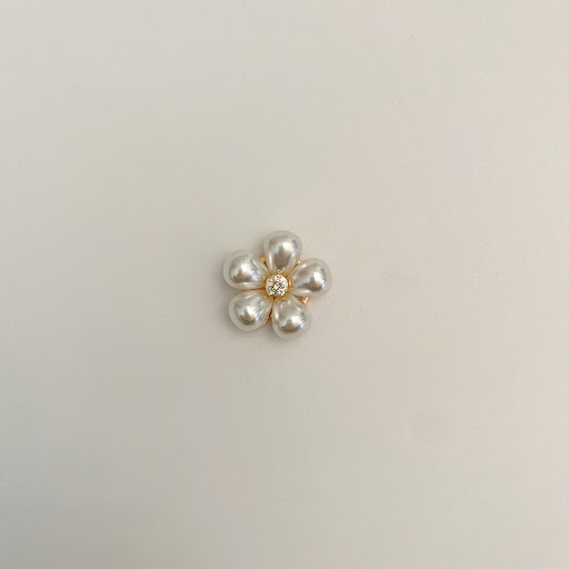 Title 8, Rhinestone Pearl DIY Shoe Buckle Accessory. Add...