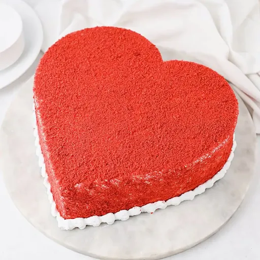 Heart Shape Red Velvet Cake