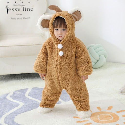 Title 8, Simple And Cute Thick Warm Baby Onesies Perfect...