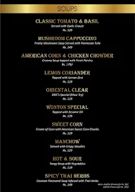 Dine Out City (DOC) menu 1