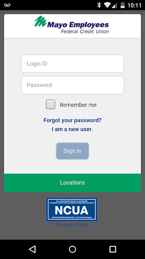 Mayo Employees FCU Mobile App