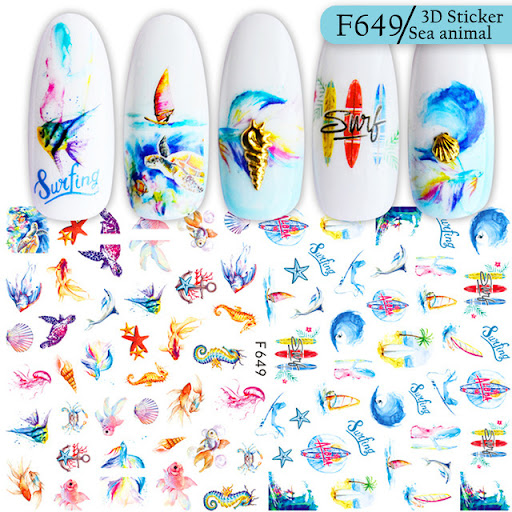 Title 5, Colorful 3D adhesive stickers for versatile dec...