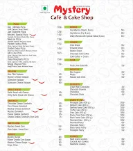 Mystery Cafe & Cake Shop menu 1