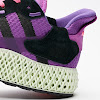 sneakersnstuff x adidas consortium zx 4000 4d pink/purple/black