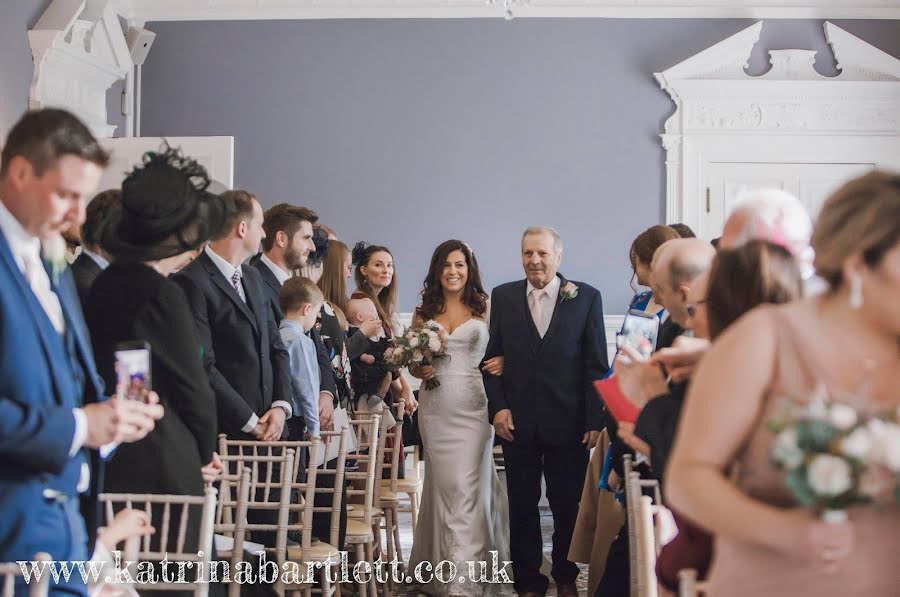 Wedding photographer Katrina Bartlett (katrinabartlett). Photo of 1 July 2019