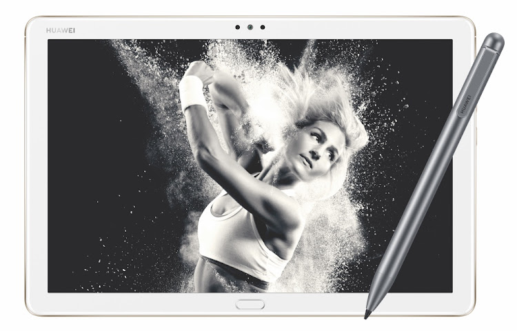 The Huawei MediaPad M5 Lite comes with a pen stylus included in the box.