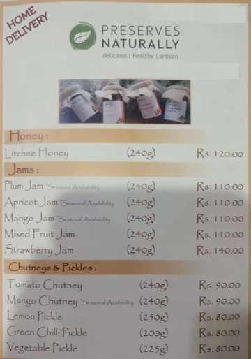 Om Niwas Bakery Line menu 