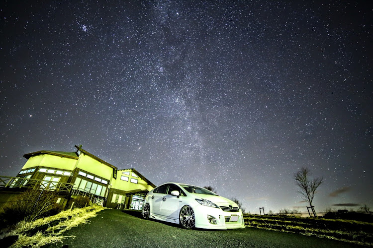 プリウスの目指せPickUpCars・zvw30・寒かった・星空と愛車に関するカスタム事例の投稿画像1枚目