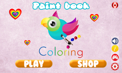 Paint Coloring Book for Kids