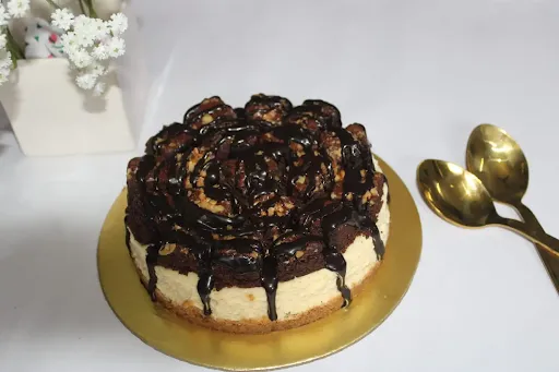 Baked Walnut Brownie Cheesecake [500 Grams]