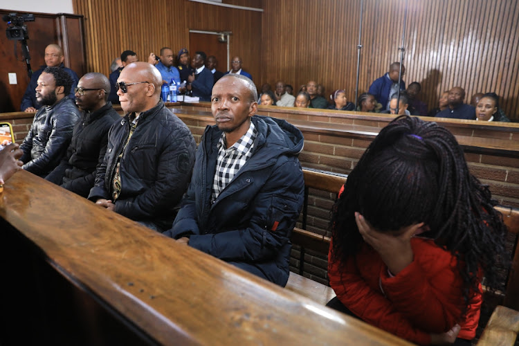 Senohe Matsoara, Teboho Lipolo, Buti Masukela, Tieho Frans Makgotsa and Nastassja Jansen, former G4S employees, allegedly helped Thabo Bester escape from a correctional services facility in Bloemfontein.