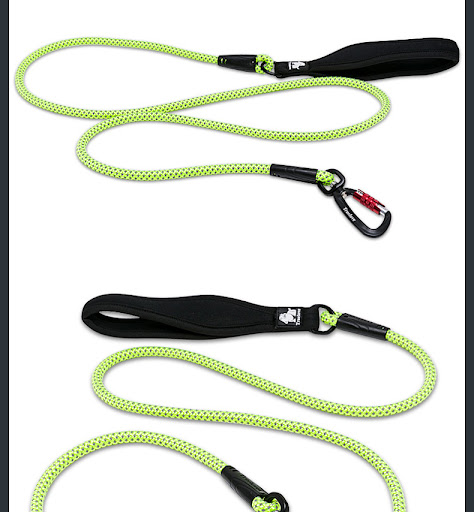 Title 9, Durable and comfortable dog walking rope with p...