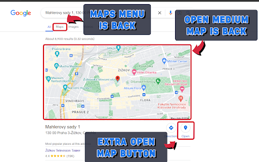 Google Maps Button Everywhere