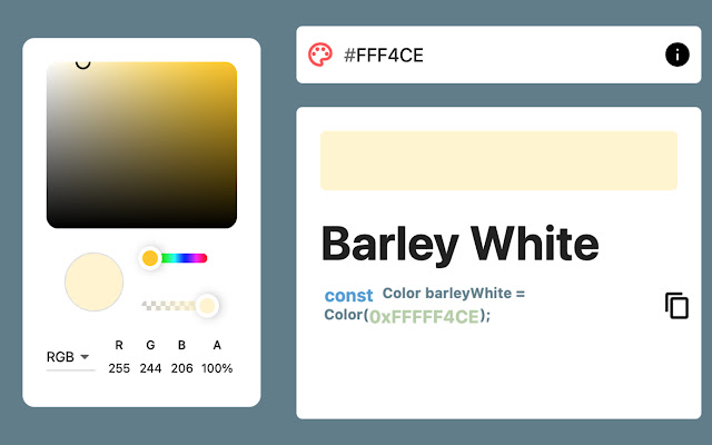 Dev Color Guide Extension chrome extension