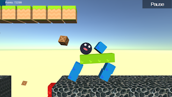 Blueix monster run Screenshot