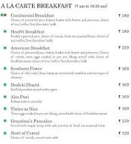 Mosaic - Country Inn & Suites menu 1