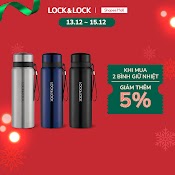 [Lifemc12Bpc - 8% Đơn 350K] Bình Giữ Nhiệt Lock&Lock Vacuum Bottle Lock&Lock (800Ml) - Lhc6180 (3 Màu)