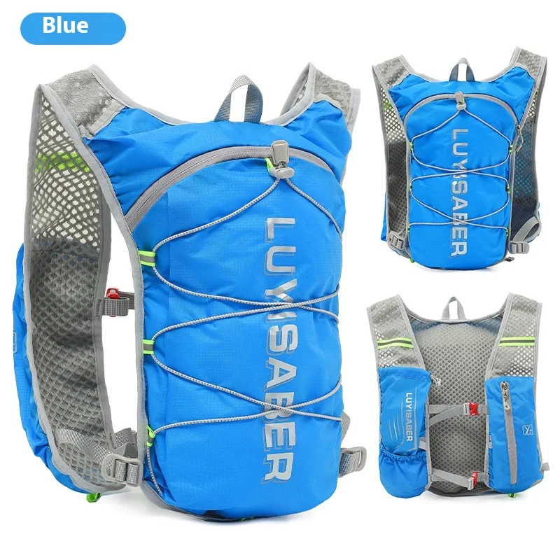 Mochila Multifuncional de Running Nylon Reflectante Seguridad Visibilidad Ideal para Correr Senderismo