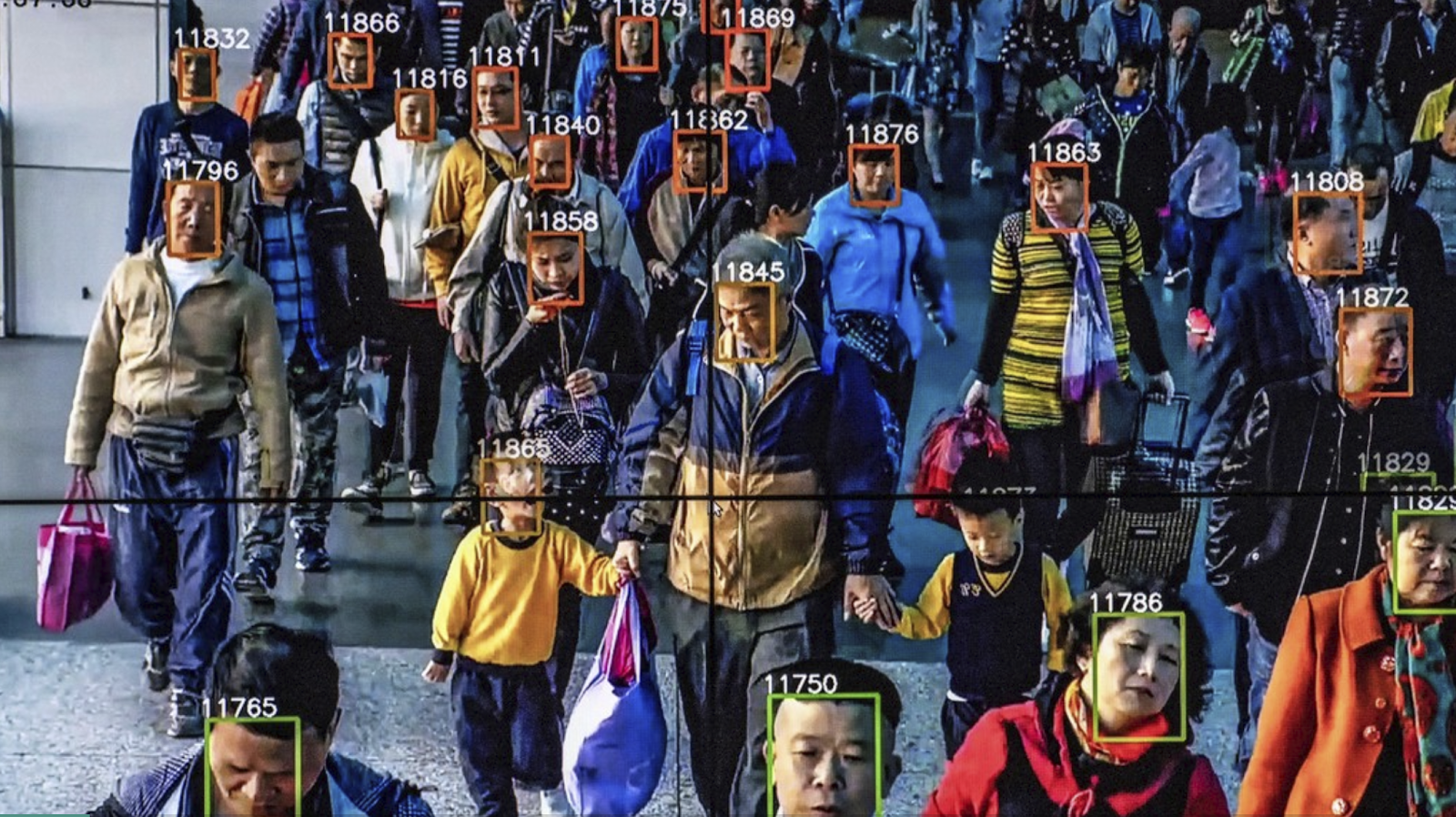 Facial recognition software in use, via Kat Zhou’s Design Ethically.