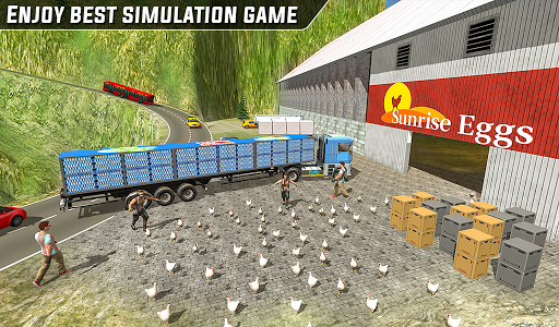 Supermarket Egg Transport Truck Driver Sim 2019