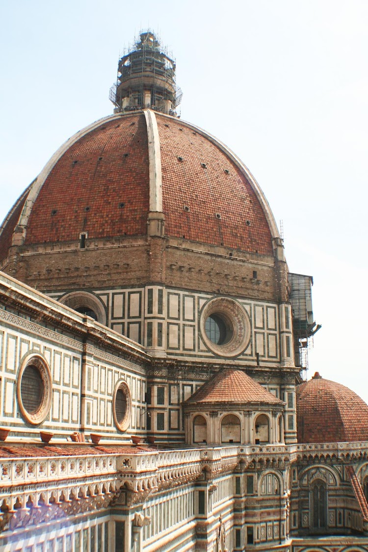 The Duomo basilica in Florence, Italy. 