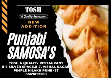 Tosh A Quality Restaurant menu 