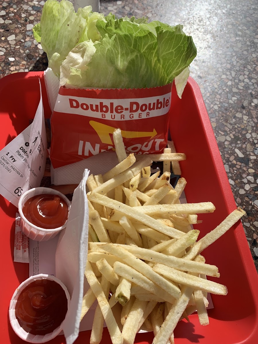 Gluten-Free Fries at In-N-Out Burger