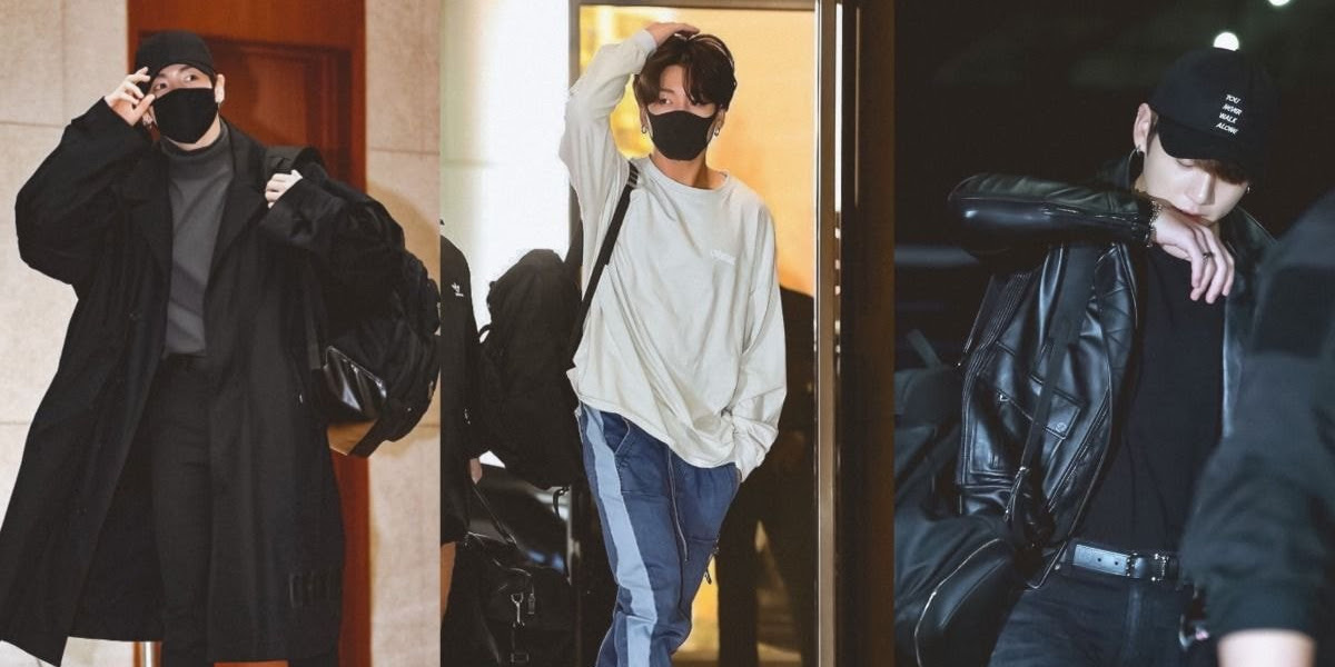 Here's Top 3 Airport Outfits That Express BTS Jungkook's Fashion Style To A  Tee - Koreaboo