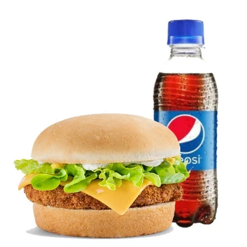 Chicken Burger + Pepsi