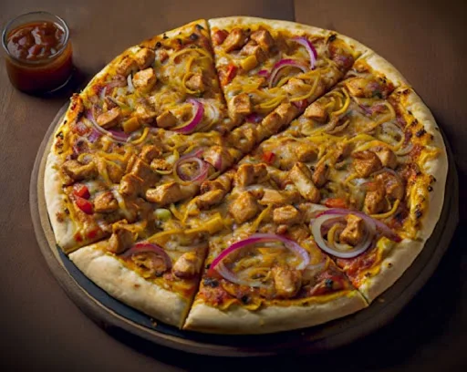 Double Chicken Cheese Pizza