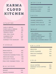 Karma Cloud Kitchen menu 1