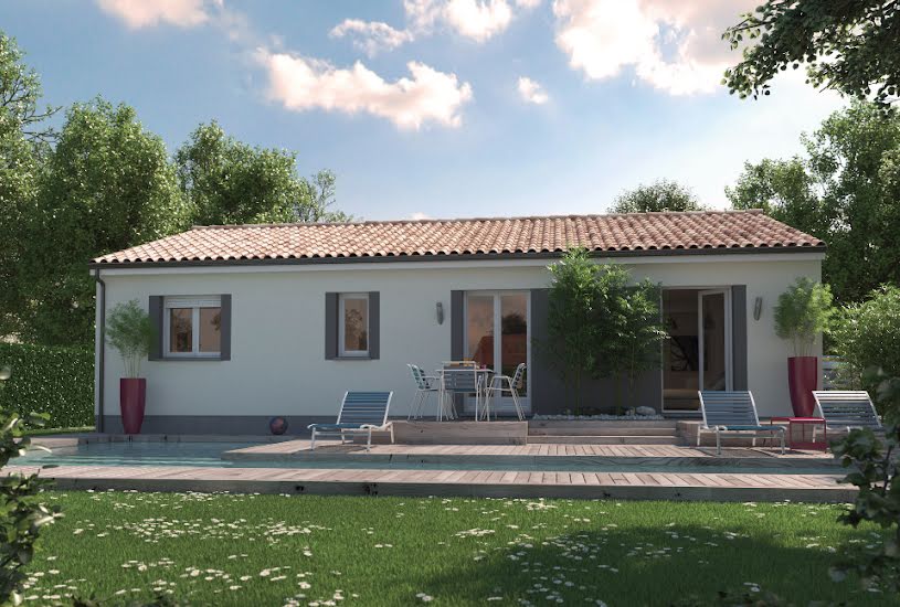  Vente Terrain + Maison - Terrain : 1 371m² - Maison : 64m² à Saint-Magne-de-Castillon (33350) 