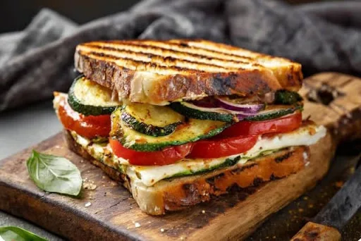 Veg Grilled Cheese Paneer Sandwich