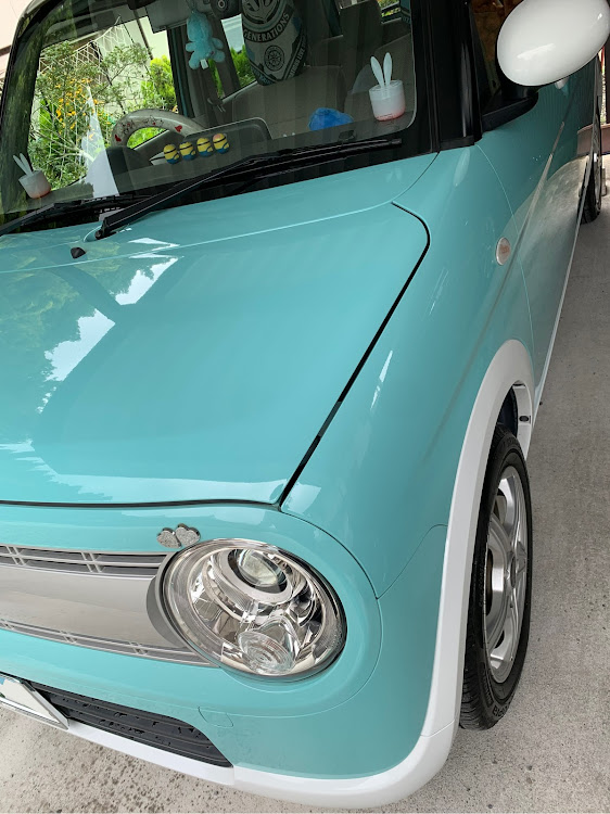 アルトラパンの車好きな人と繋がりたい・車好き女子・ホイールキャップに関するカスタム事例の投稿画像1枚目