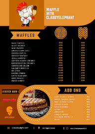 Waffle With Classyelephant menu 1