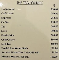 Tea Lounge - The Ashok menu 2