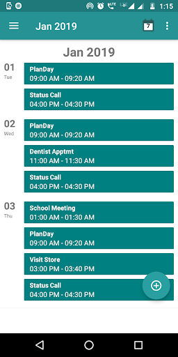 Screenshot Calendar 2024 & Daily Planner