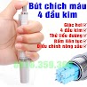 Bút Chích Máu 4 Đầu Kim Bấm Liên Tục Nông Sâu