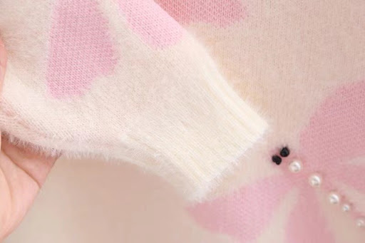 Title 3, Autumn and Winter Pullover Mink Fur Knitted Rou...