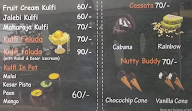 Kings Kulfi menu 2